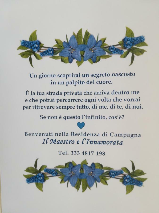 Il Maestro E L'Innamorata Sutri Zewnętrze zdjęcie